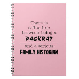 Caderno Espiral Notebook do historiador da família (Personalize su