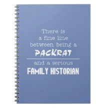 Notebook do historiador da família (Personalize su