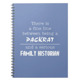 Caderno Espiral Notebook do historiador da família (Personalize su