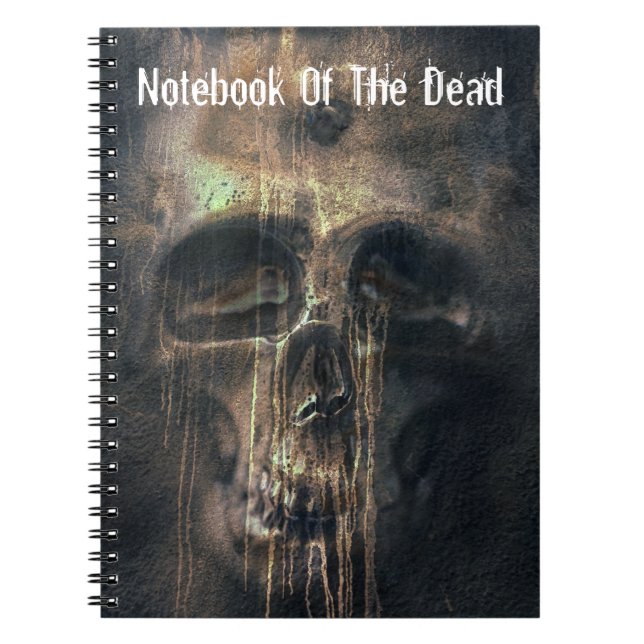 Caderno Espiral Notebook Do Notebook De Foto Do Morto (Frente)
