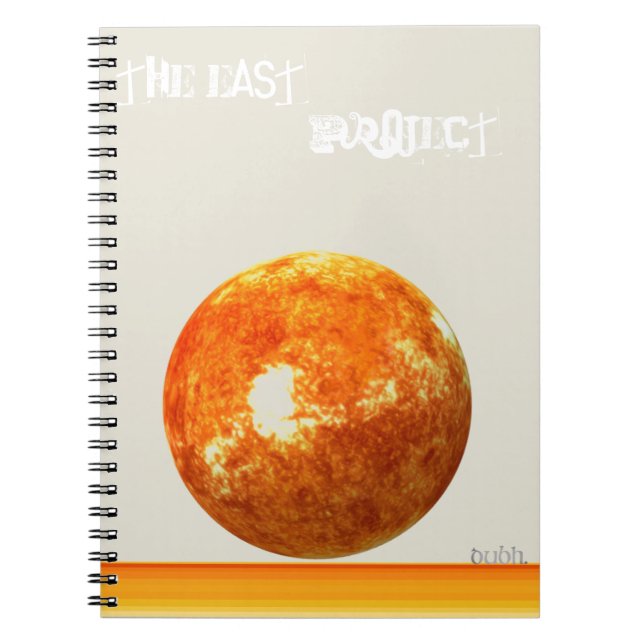 Caderno Espiral Notebook do Project EAST (Frente)