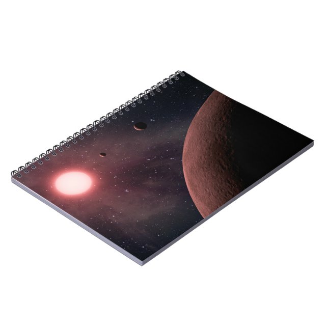 Caderno Espiral Notebook do sistema planetário (Left Side)