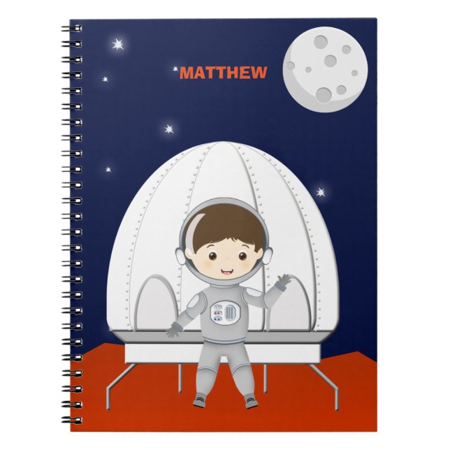 Caderno Espiral Notebook do Space Explorer (Frente)