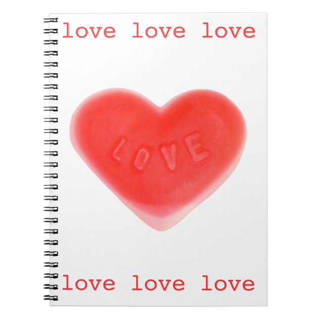 Caderno Espiral Notebook doce (Frente)