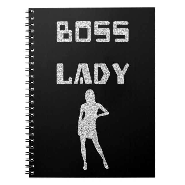 Caderno Espiral Notebook - Dona do Chefe (Frente)