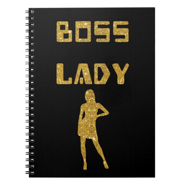 Caderno Espiral Notebook - Dona do Chefe (Frente)