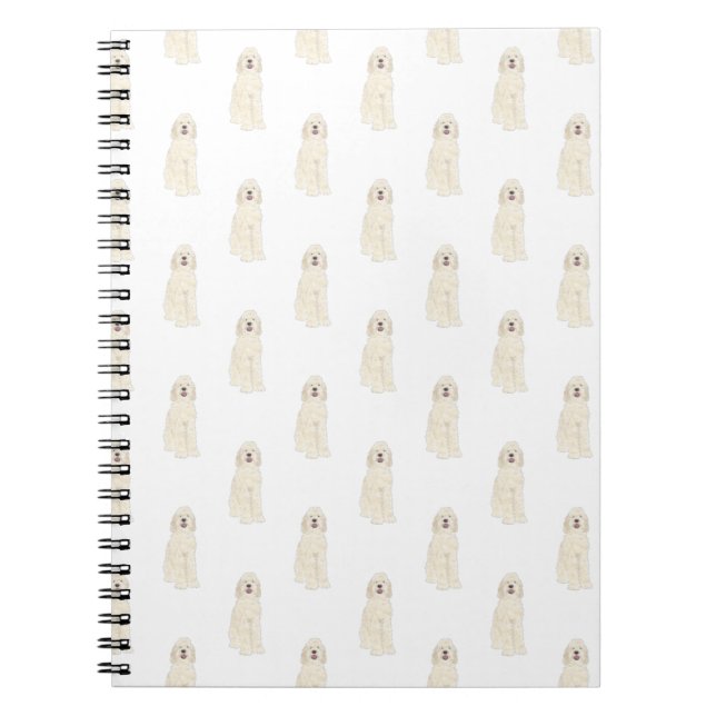 Caderno Espiral Notebook Doodle III (Cream White) (Frente)