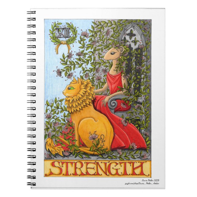 Caderno Espiral Notebook: Dosagem (Tarot do Rato) (Frente)
