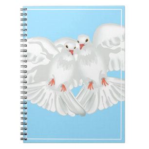 Caderno Espiral Notebook Doves