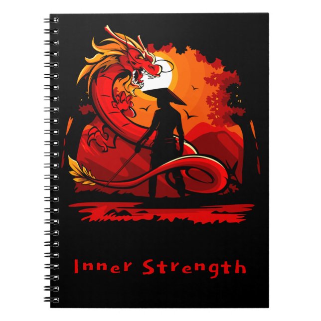 Caderno Espiral Notebook Dragão (Frente)