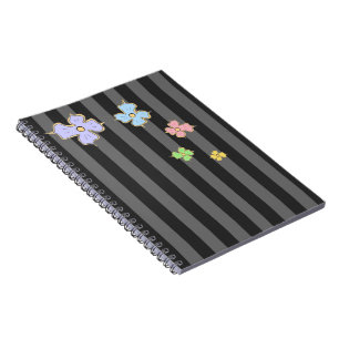 Caderno Espiral notebook Dream Flowers