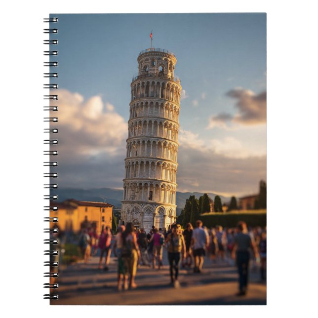 Caderno Espiral Notebook Dreamd Crowd Lening Tower (Frente)