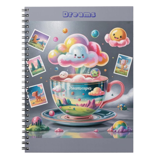 Caderno Espiral Notebook Dreamscapes Dreams (Frente)