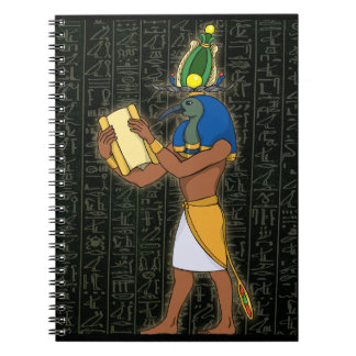 Caderno Espiral Notebook egípcio Deus Thoth Spiral