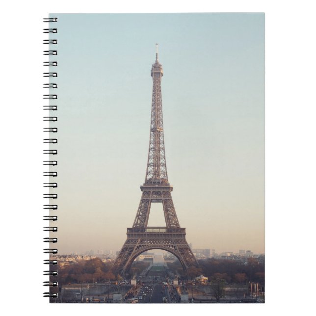 Caderno Espiral Notebook Eiffel Tower Paris (Frente)