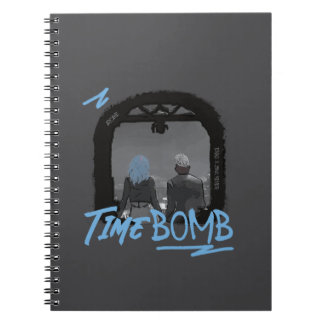 Caderno Espiral Notebook | Ekko x Jinx | TimeBomb | Arcane