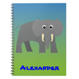 Caderno Espiral Notebook elefante