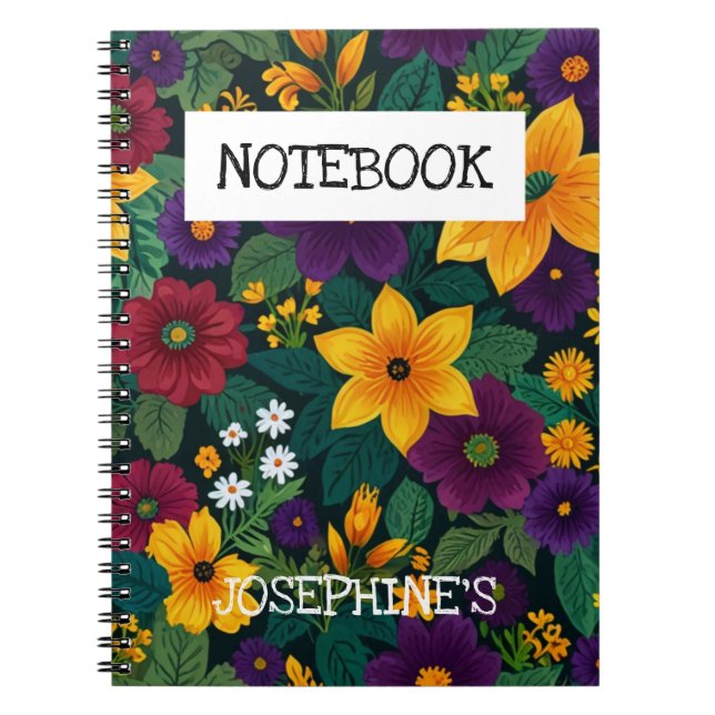 Caderno Espiral Notebook elegante (Frente)