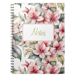 Caderno Espiral Notebook elegante cor-de-rosa