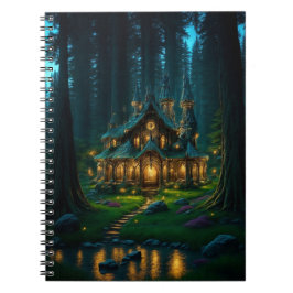 Caderno Espiral Notebook Elven Glade Castle Spiral