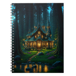 Caderno Espiral Notebook Elven Glade Castle Spiral