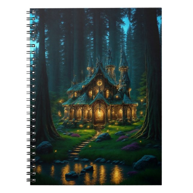 Caderno Espiral Notebook Elven Glade Castle Spiral (Frente)