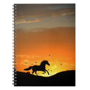 Caderno Espiral Notebook em execução