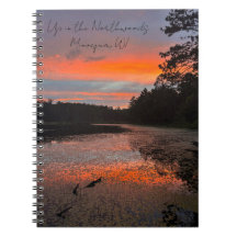 Notebook em Northwoods Lake Photo