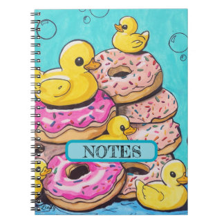 Caderno Espiral Notebook embutido com rosquinha e borracha