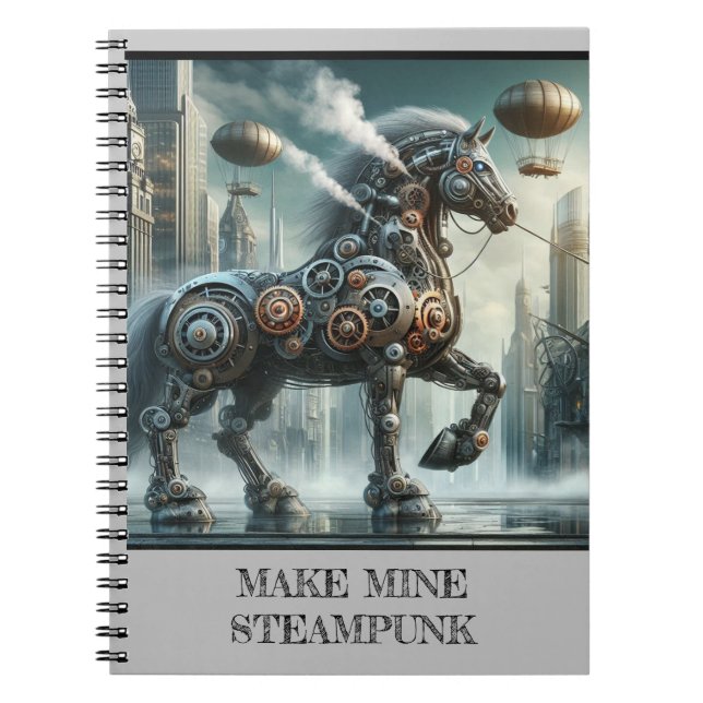 Caderno Espiral Notebook embutido com uma impressionante imagem de (Frente)