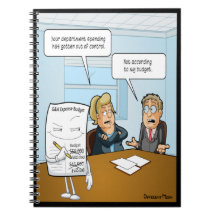 Notebook Engraçado de Orçamento