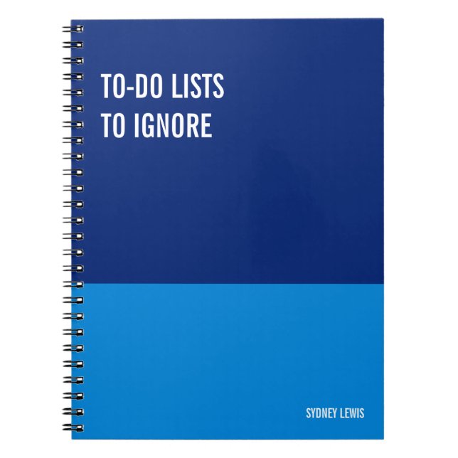 Caderno Espiral Notebook engraçado, Diário humorístico Escrevendo, (Frente)