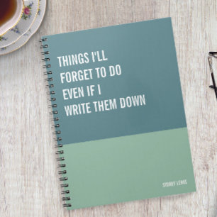 Caderno Espiral Notebook engraçado, Diário humorístico Escrevendo,