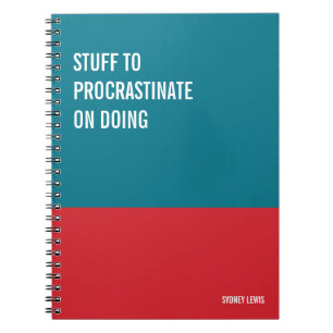 Caderno Espiral Notebook engraçado, Diário humorístico Escrevendo,