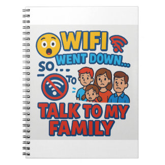 Caderno Espiral Notebook engraçado para estudantes