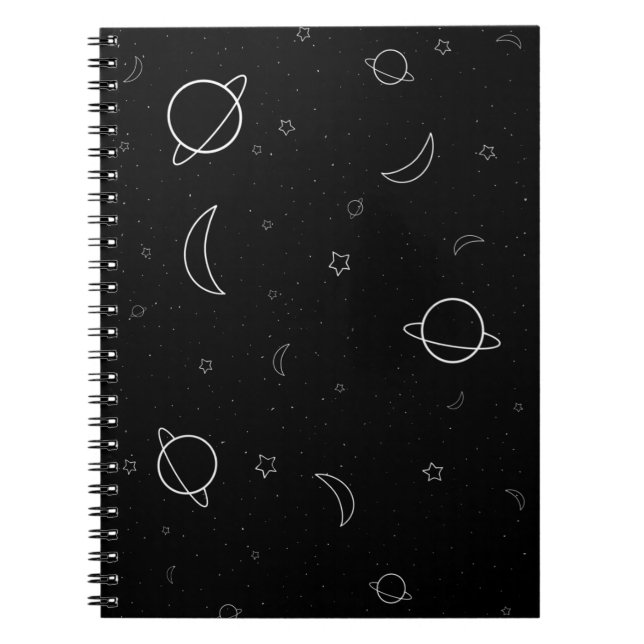 Caderno Espiral Notebook espacial (Frente)