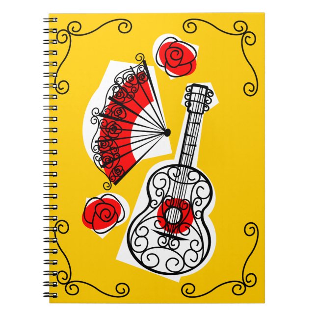 Caderno Espiral Notebook espanhol Souvenirs (Frente)