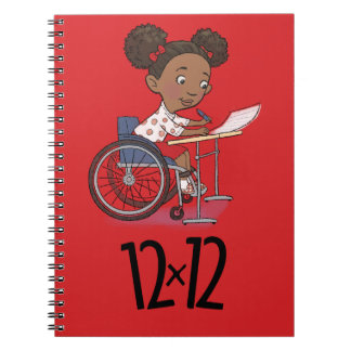 Caderno Espiral Notebook espiral 12 x 12 Escritoras Vermelho