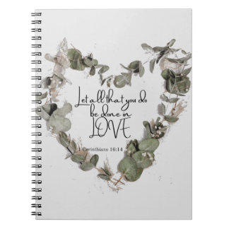 Caderno Espiral Notebook Espiral - 1 Corinthians 16:14