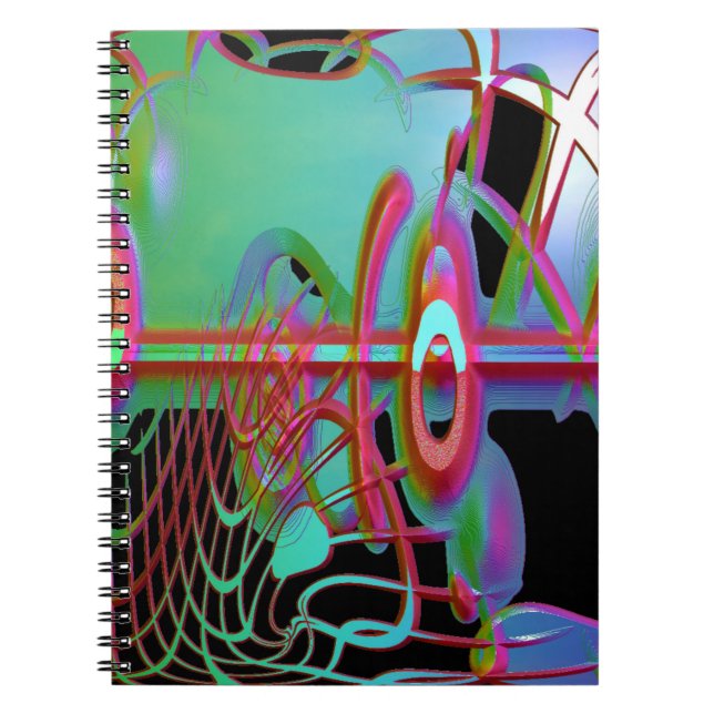Caderno Espiral Notebook espiral abstrato Togtherness (Frente)