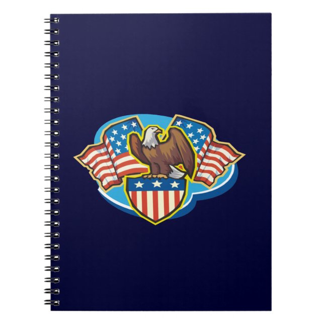 Caderno Espiral Notebook Espiral Americano Eagle (Frente)
