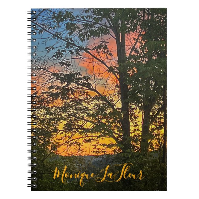 Caderno Espiral Notebook espiral "Autumn Sunset" (Frente)