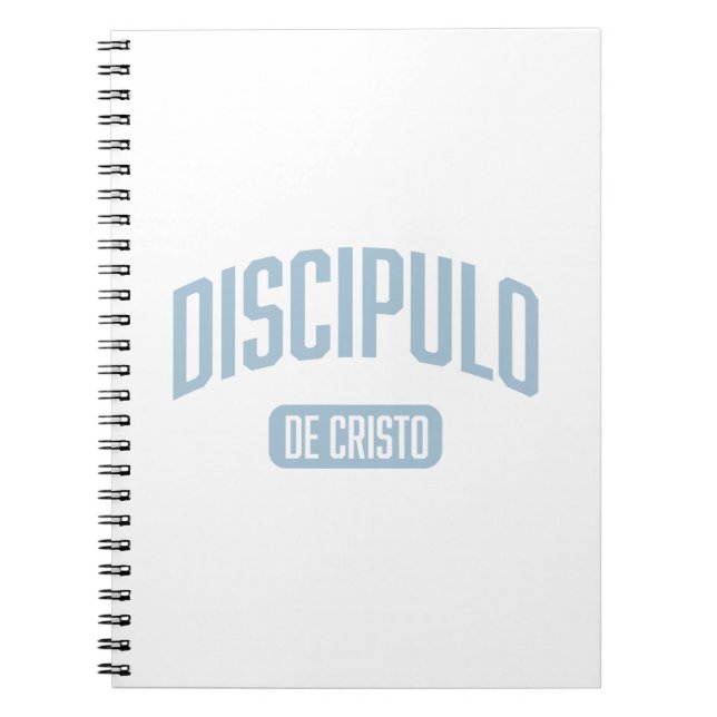 Caderno Espiral Notebook espiral azul claro discípulo Espanhol (Frente)