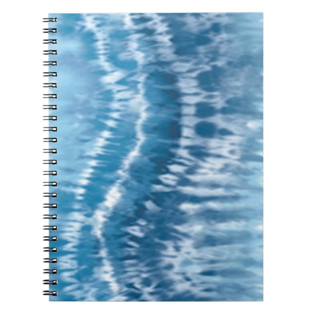 Caderno Espiral Notebook espiral azul colado (Frente)