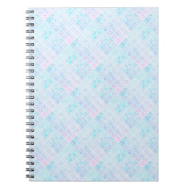 Caderno Espiral Notebook espiral azul e púrpura