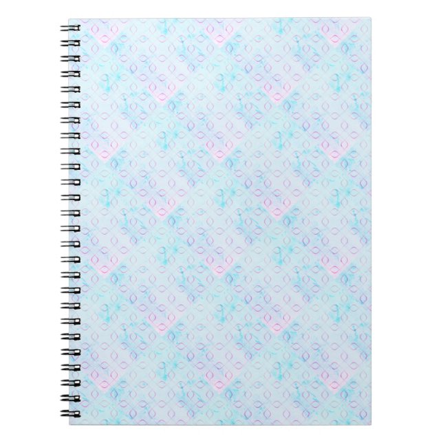 Caderno Espiral Notebook espiral azul e púrpura (Frente)