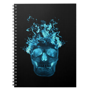 Caderno Espiral Notebook espiral azul esvaziado