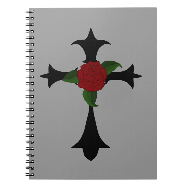 Caderno Espiral Notebook espiral Black Tribal Cross (Frente)