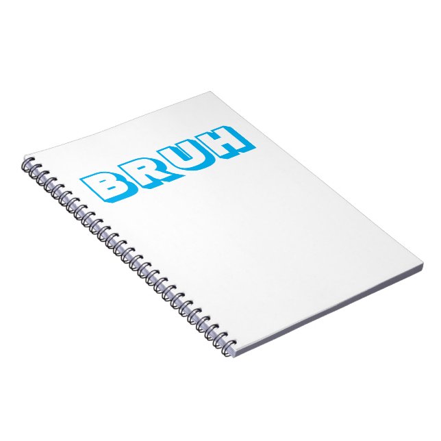 CADERNO ESPIRAL NOTEBOOK ESPIRAL "BRUH" (Lado Direito)