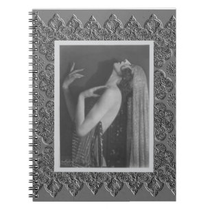 Caderno Espiral Notebook espiral com dançarino Vintage